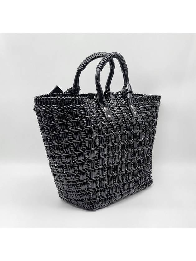 Luxury Balenciaga Trending 2025 Bistro Strap Basket Small Tote Bag Black