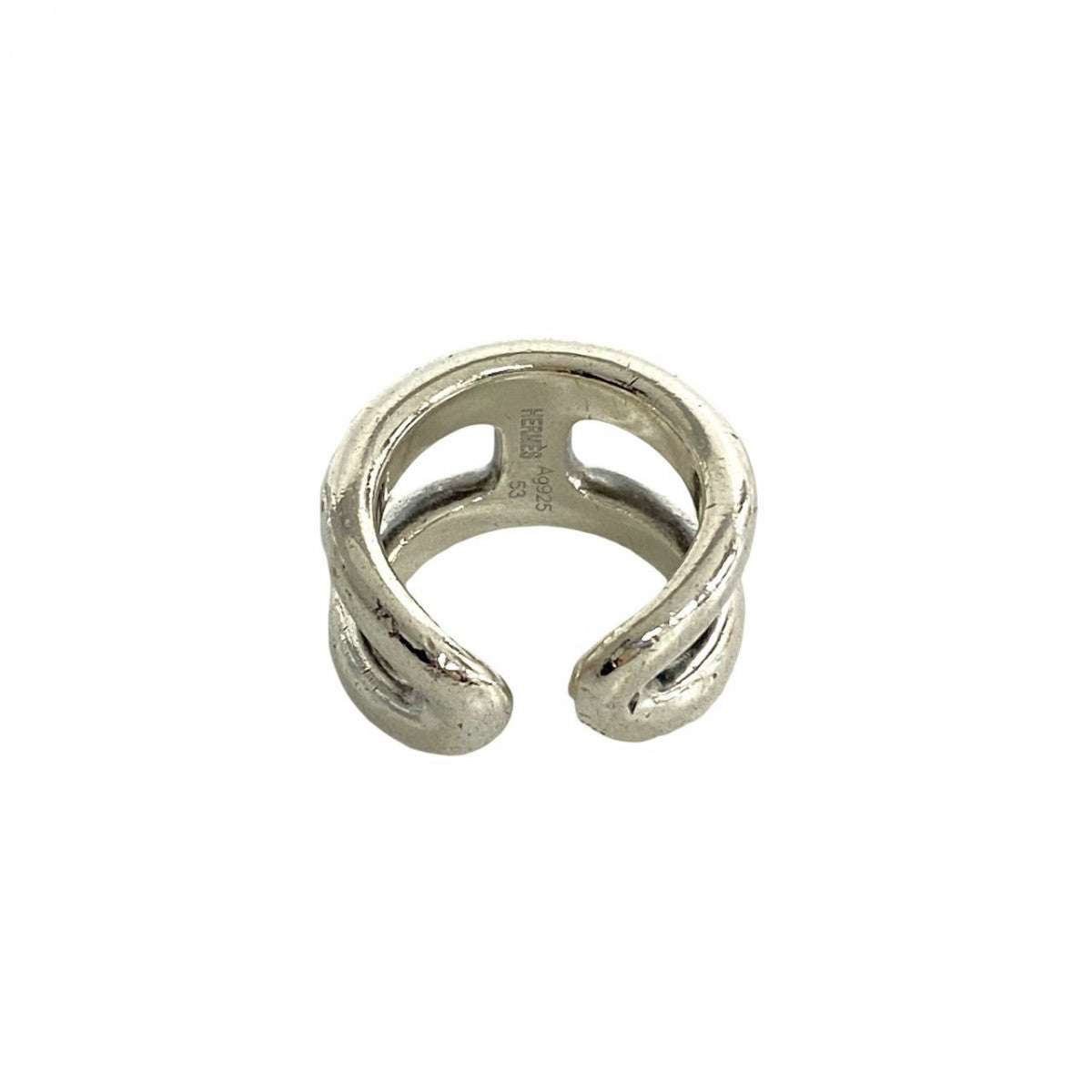 HERMES Ring Silver925 Silver Osmoz PM mens 53