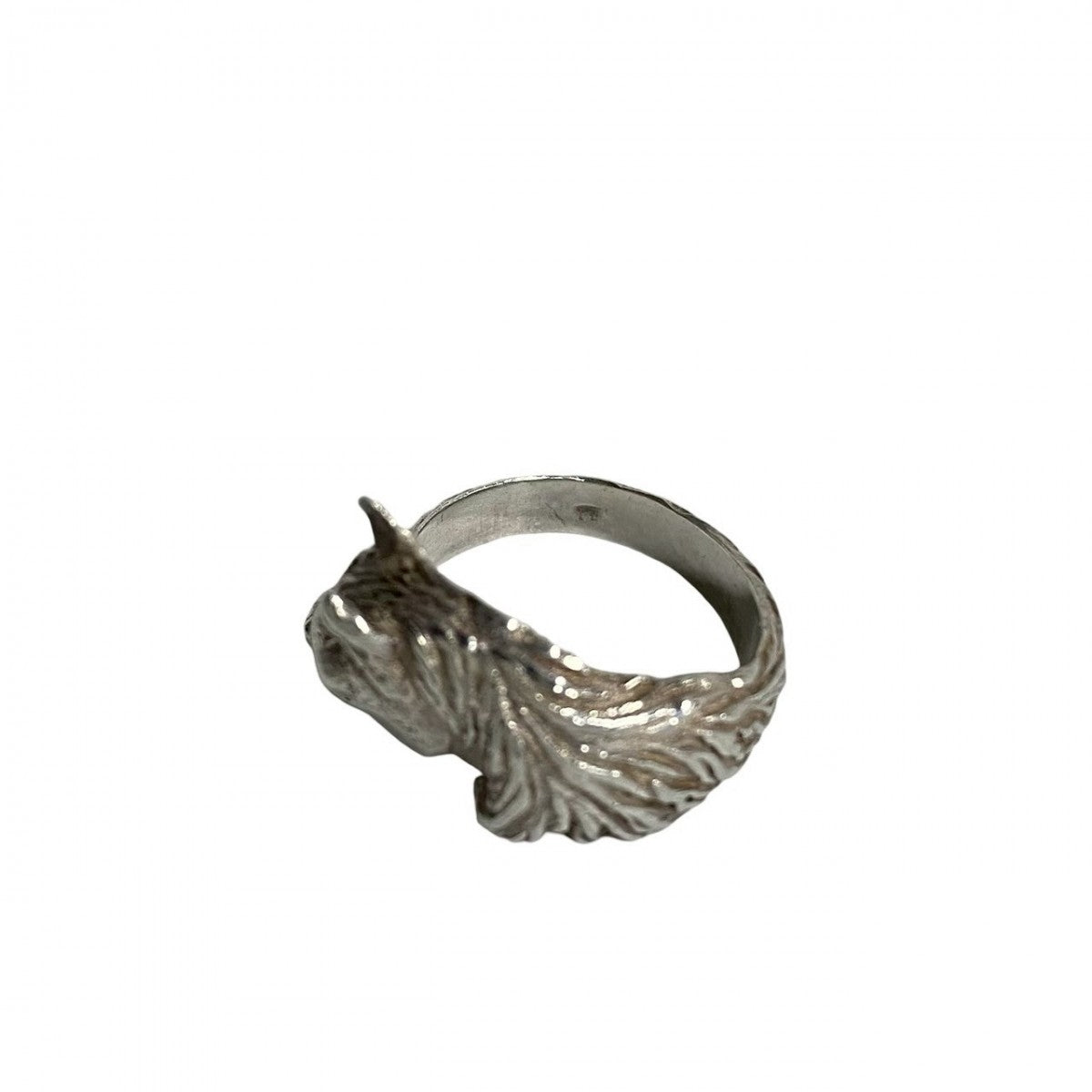 HERMES Ring Silver925 Silver Cheval Horse Ring mens(Unisex)