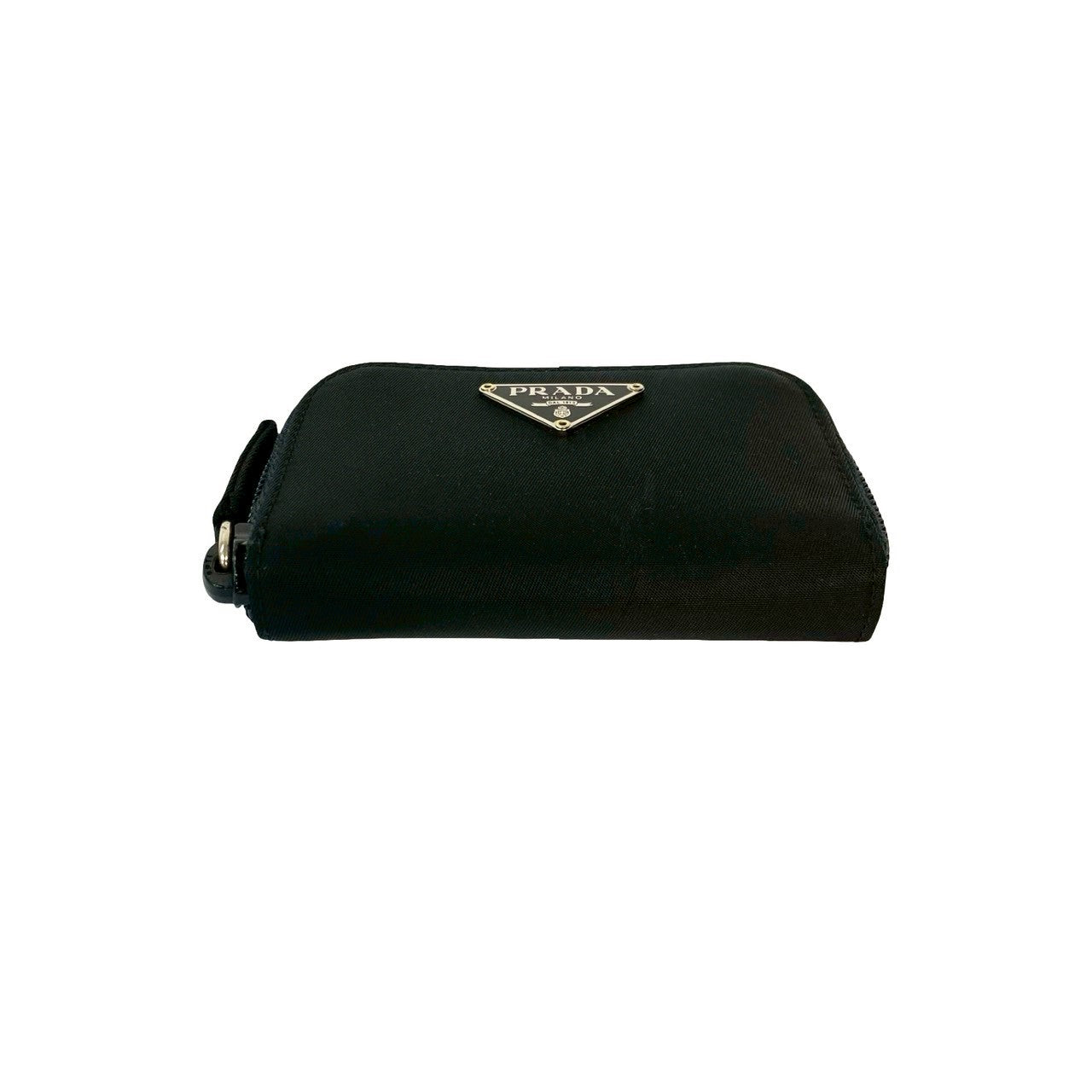 PRADA Key case Key holder Nylon black