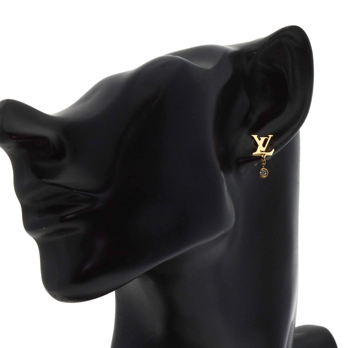LOUIS VUITTON Pierce 18K Yellow Gold gold Idylle Blossom 1P Diamond One side only Women