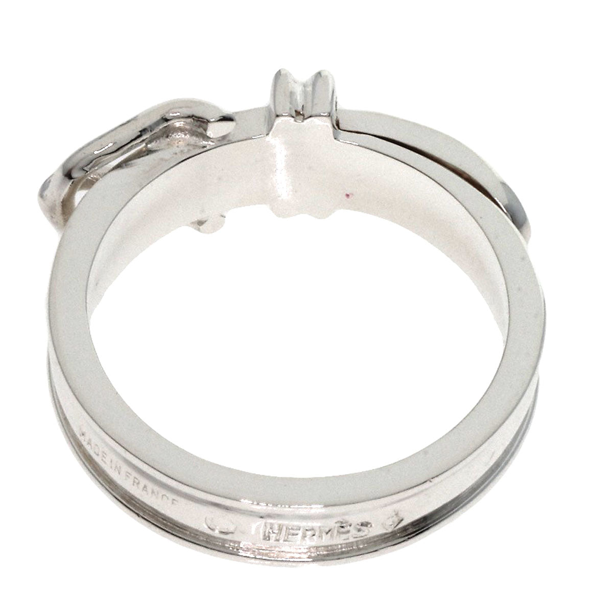 HERMES Ring SV Silver Saintur belt