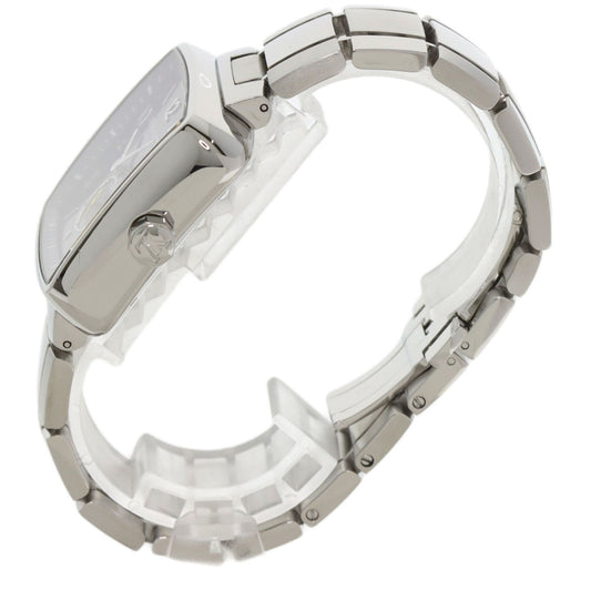 LOUIS VUITTON Watches Mechanical Automatic Q263G Stainless Steel Silver Speedy black dial