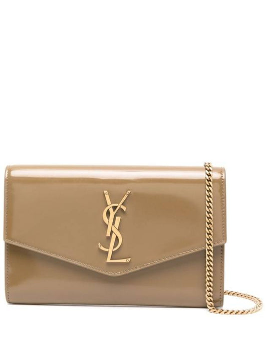 Luxury Saint Laurent Trending 2025 Uptown chain shoulder bag cardamom seed