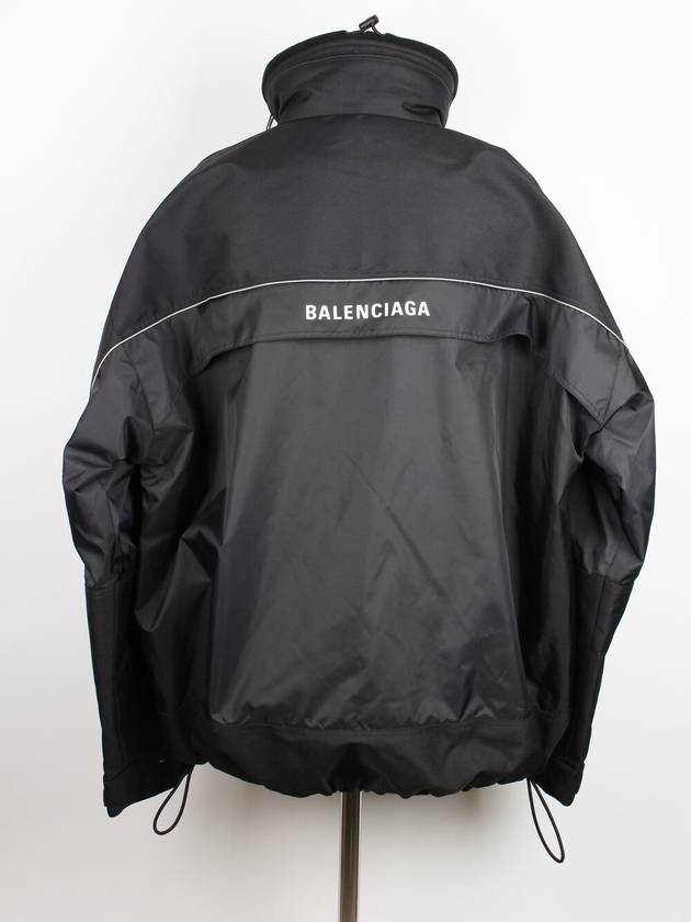 Luxury Balenciaga Trending 2025 Logo Anorak Black 46