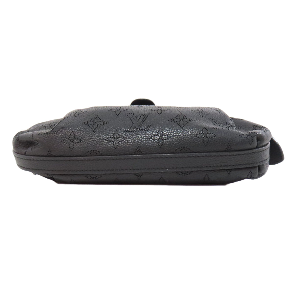 LOUIS VUITTON Shoulder Bag M80093 Mahina leather black Scala mini