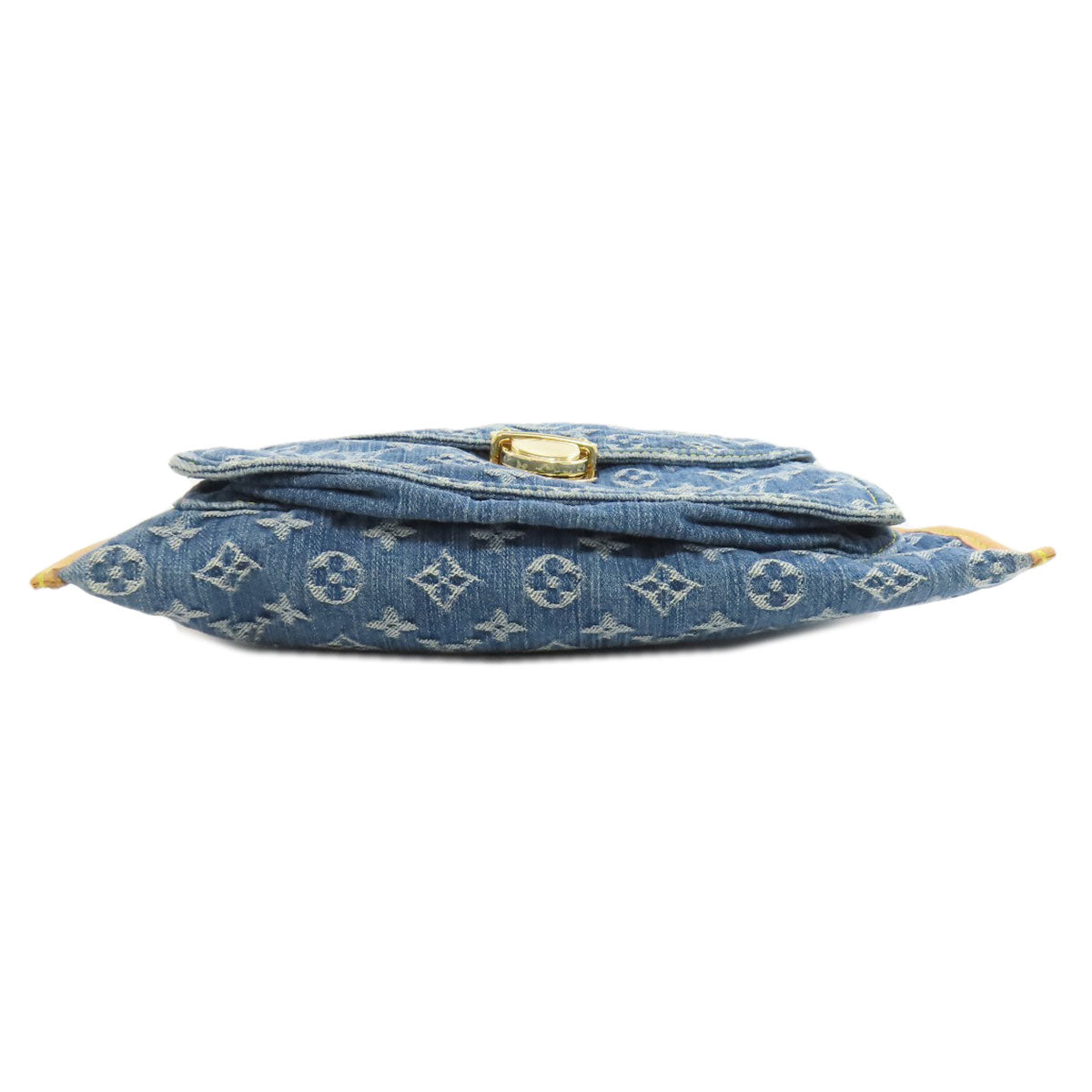 LOUIS VUITTON Tote Bag M95018 Monogram denim blue Flat shopper