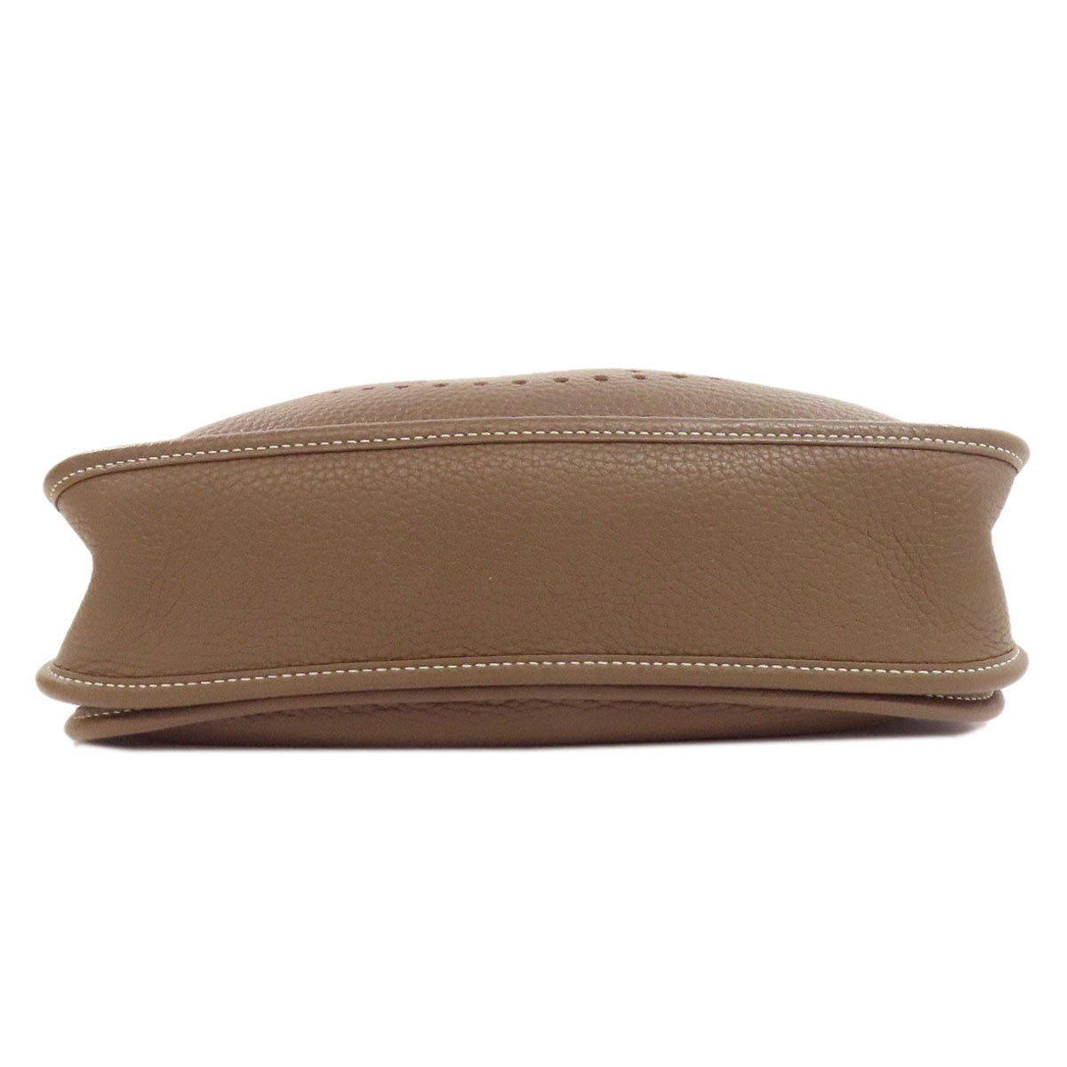 HERMES Shoulder Bag Taurillon Clemence Brown Evelyn 3 PM Etop SilverMetal Women