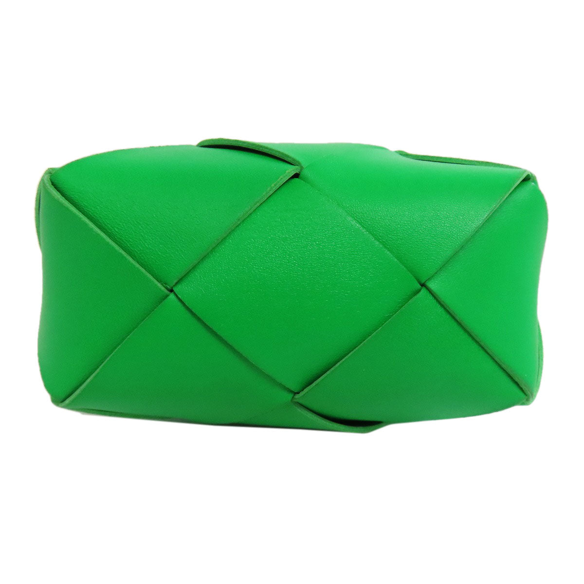 BOTTEGAVENETA Shoulder Bag Calfskin green mini cassette camera bag