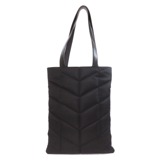 SAINT LAURENT Tote Bag Nylon black logo Women