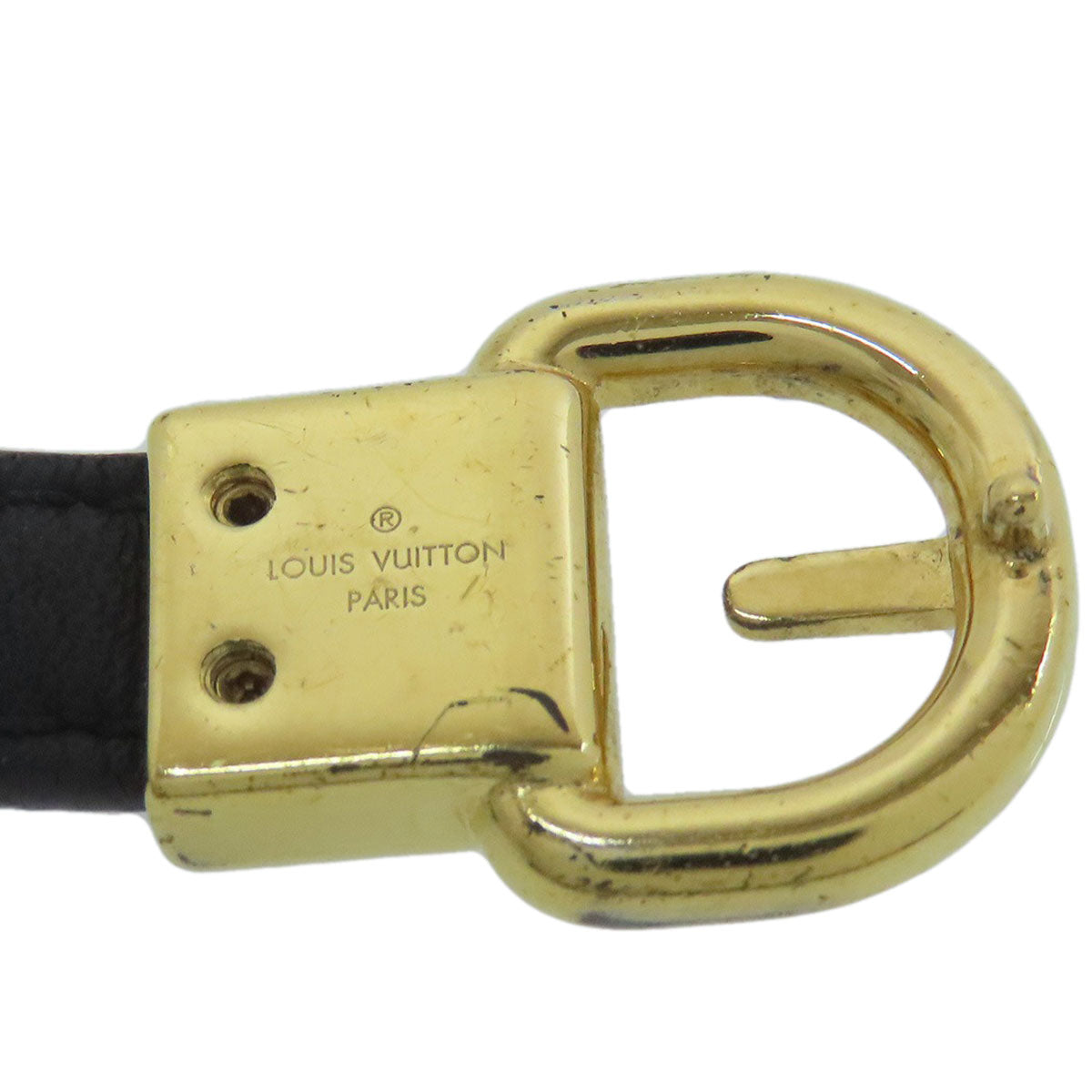 LOUIS VUITTON bracelet M6170F Monogram canvas Brown Brasserie Fasten Your LV
