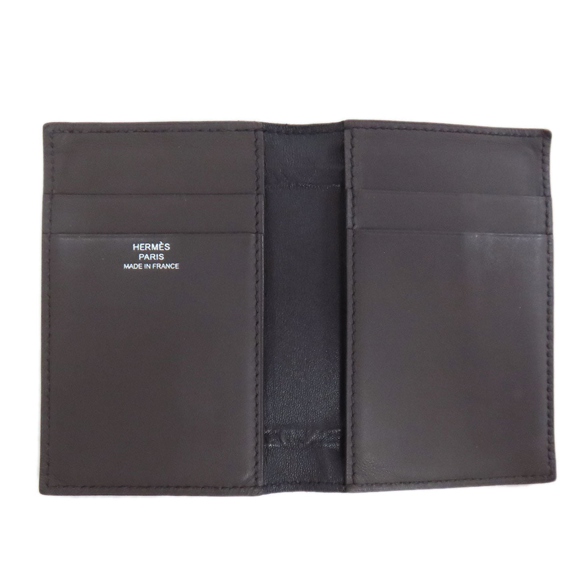 HERMES Card Case Swift Brown MC2 Euclid Women
