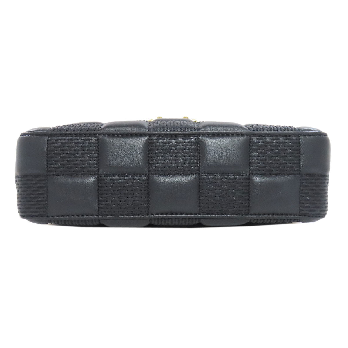 LOUIS VUITTON Shoulder Bag M59114 lambskin black Troca MM Women