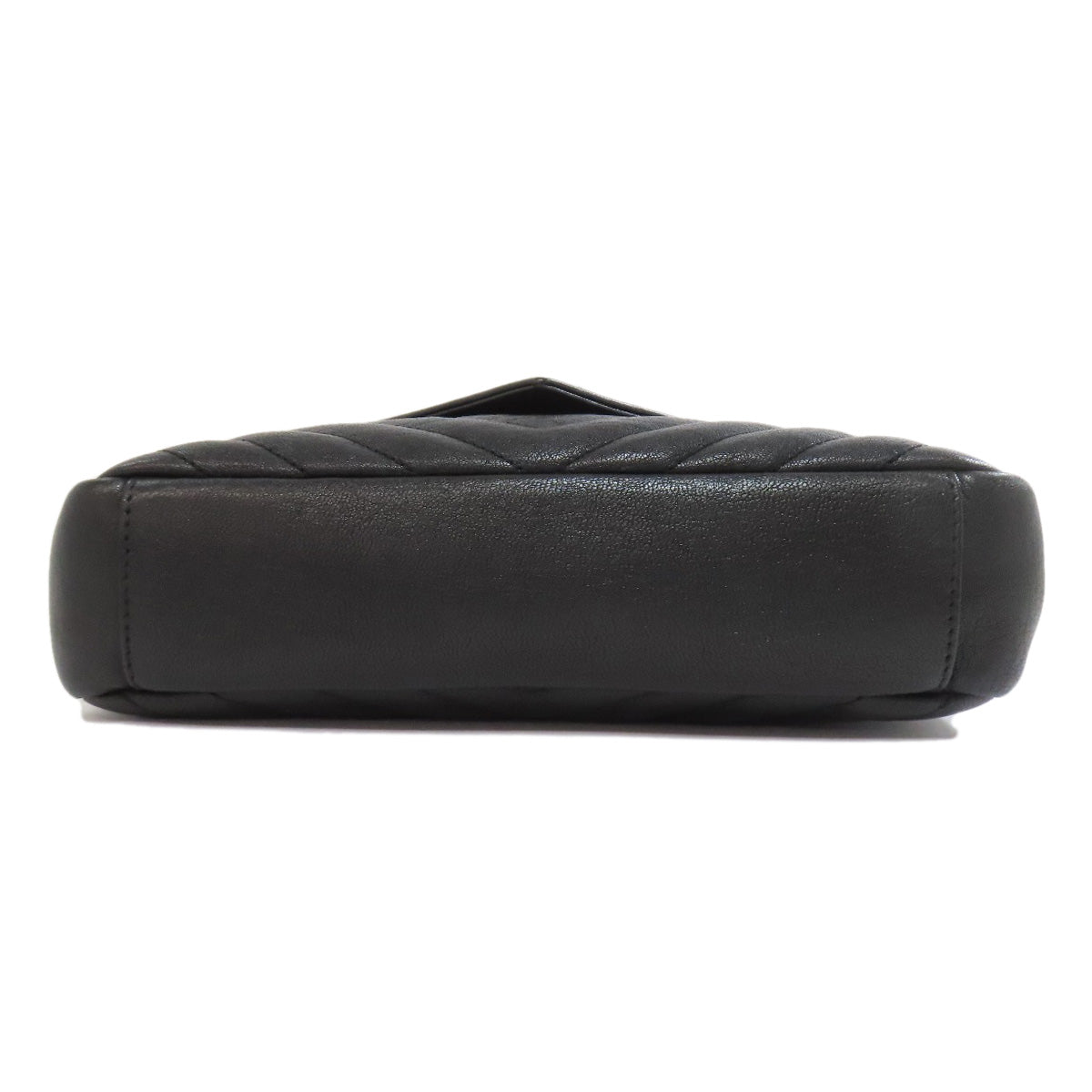 YVES SAINT LAURENT Shoulder Bag leather black Cassandra Women