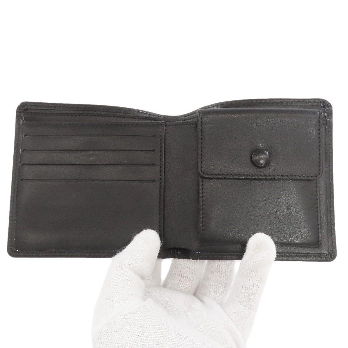 LOUIS VUITTON Bifold Wallet M95991 Nappa leather black Portefeuilleã»Marco