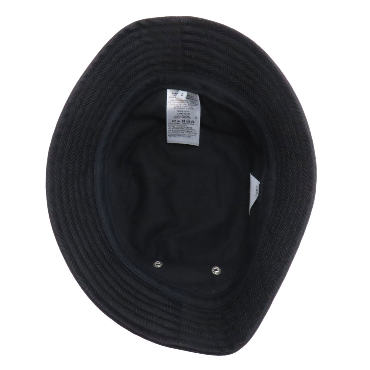 BOTTEGAVENETA hat Nylon black INTRECCIATO Bucket Hat