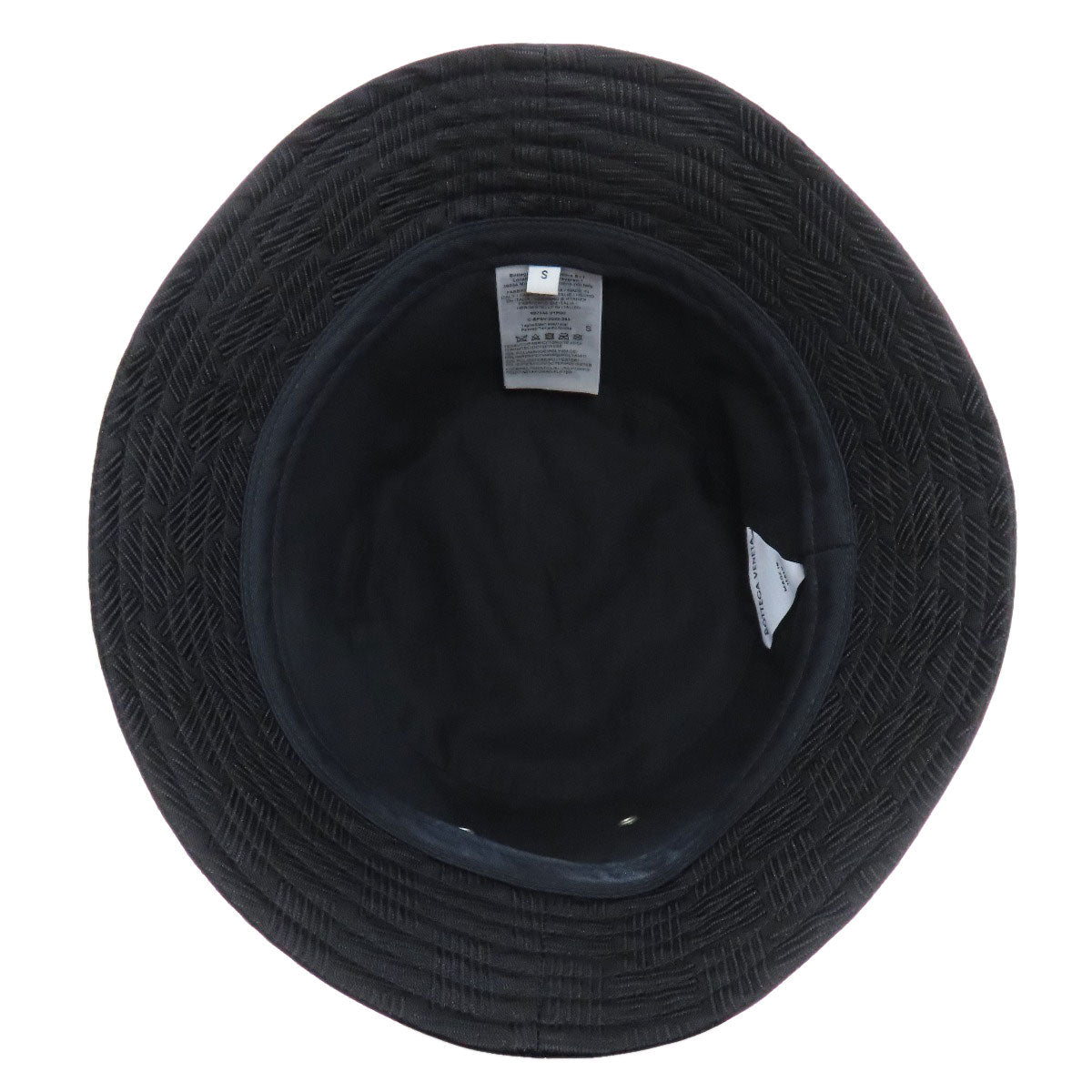 BOTTEGAVENETA hat Nylon black INTRECCIATO Bucket Hat