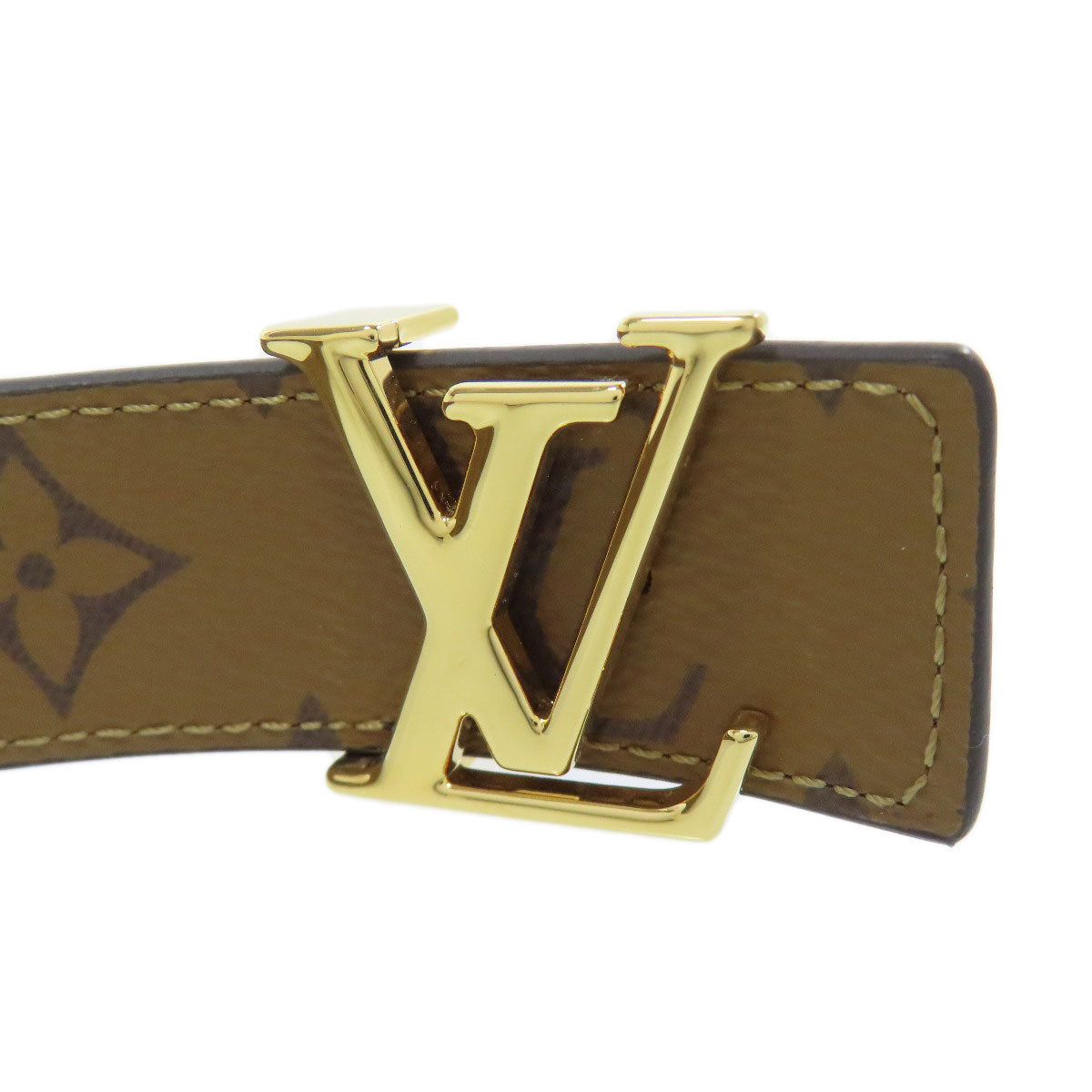 LOUIS VUITTON belt M0149 Monogram Giant Brown Belt LV Iconic 30MM Reversible