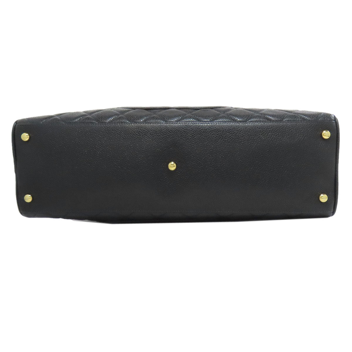 CHANEL Boston Duffel bag Grained Calfskin Skin black Matelasse COCO Mark Gold Metal