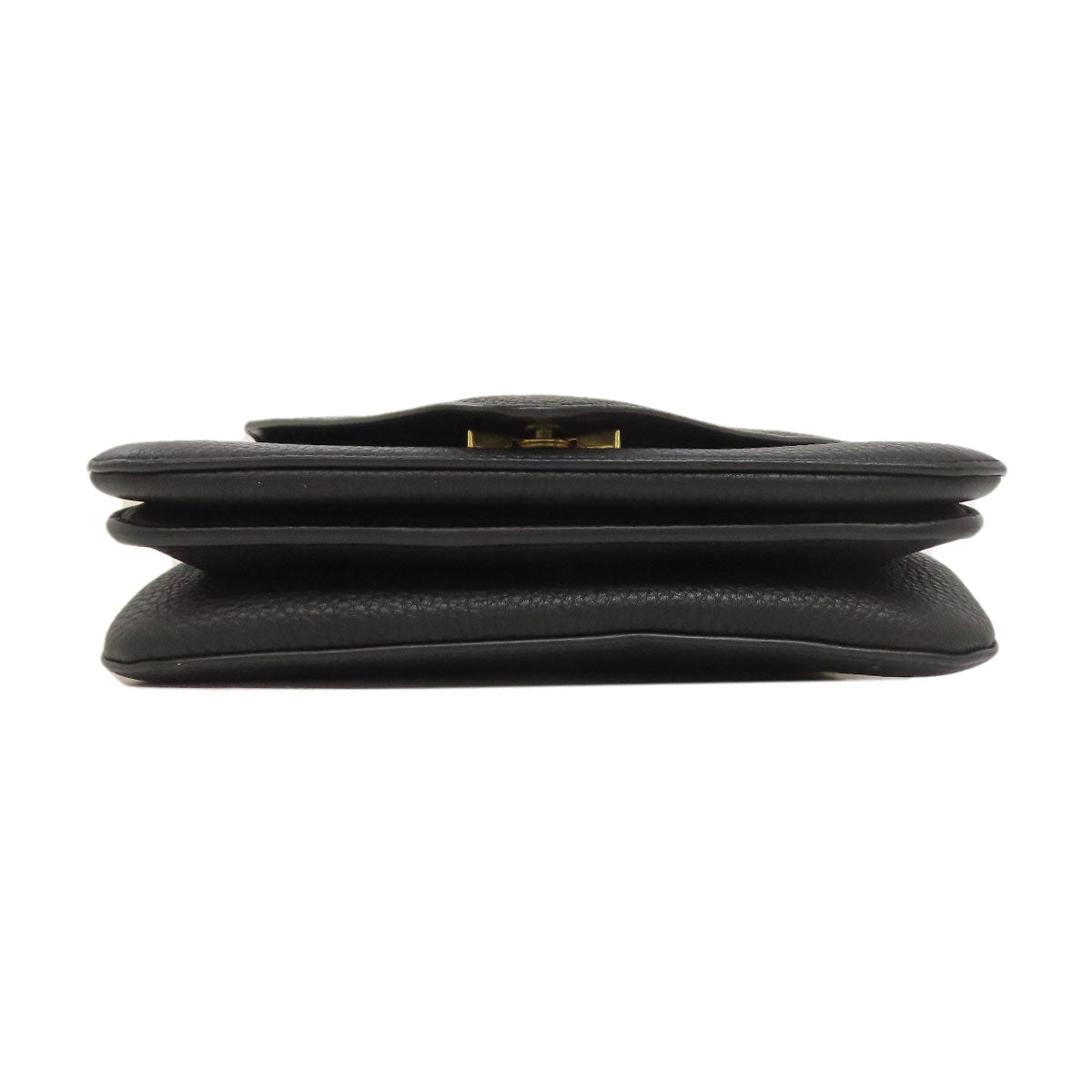 BOTTEGAVENETA Handbag Calfskin black Mount Envelope 2WAY