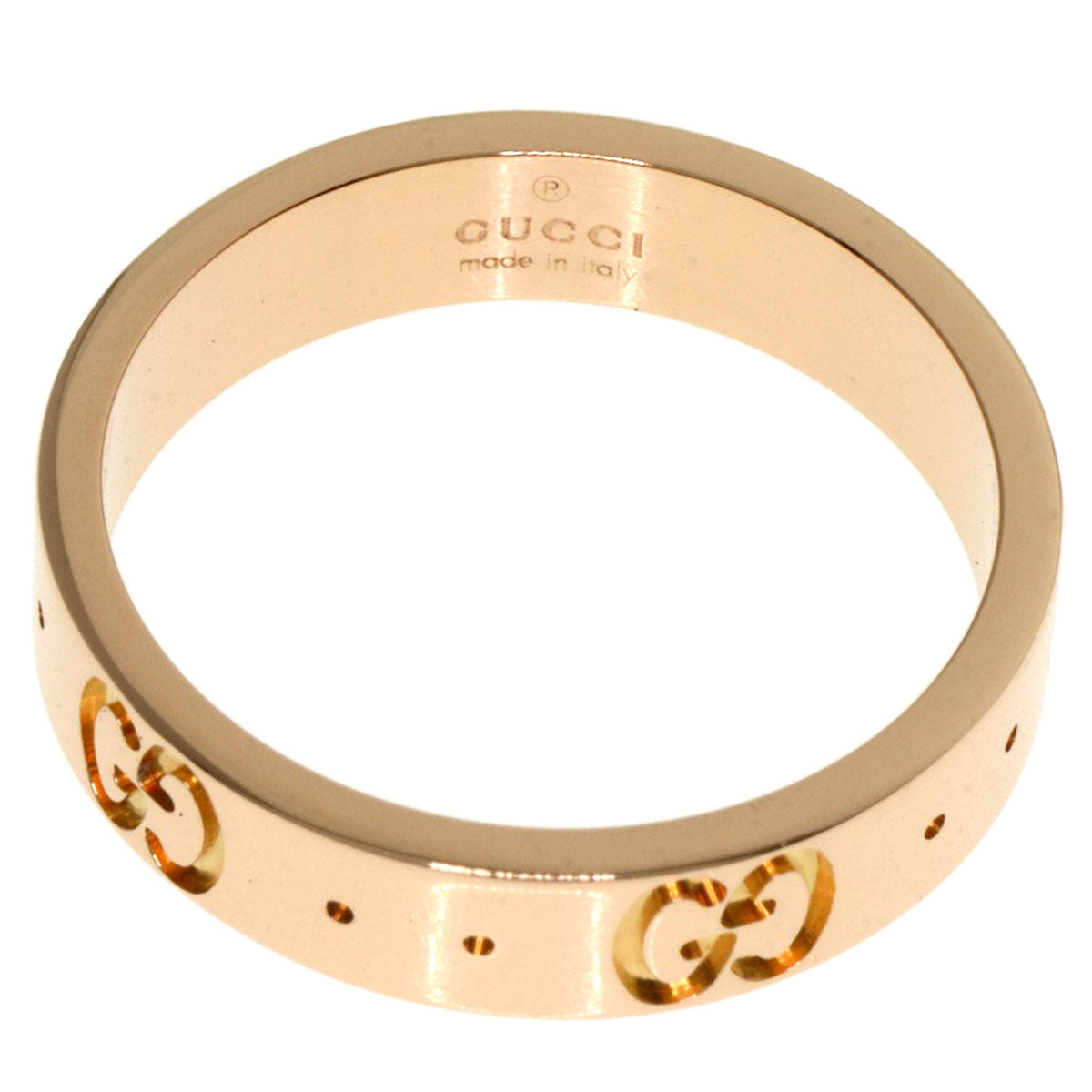 GUCCI Ring 18K Pink Gold gold Icon # 9 Women