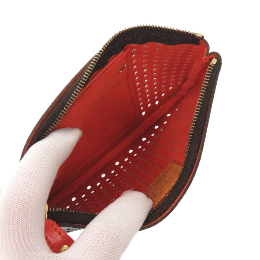 LOUIS VUITTON Pouch M95187 Monogram Perfo Orange Monogram Perfo ãã·ã§ãããã©ãã