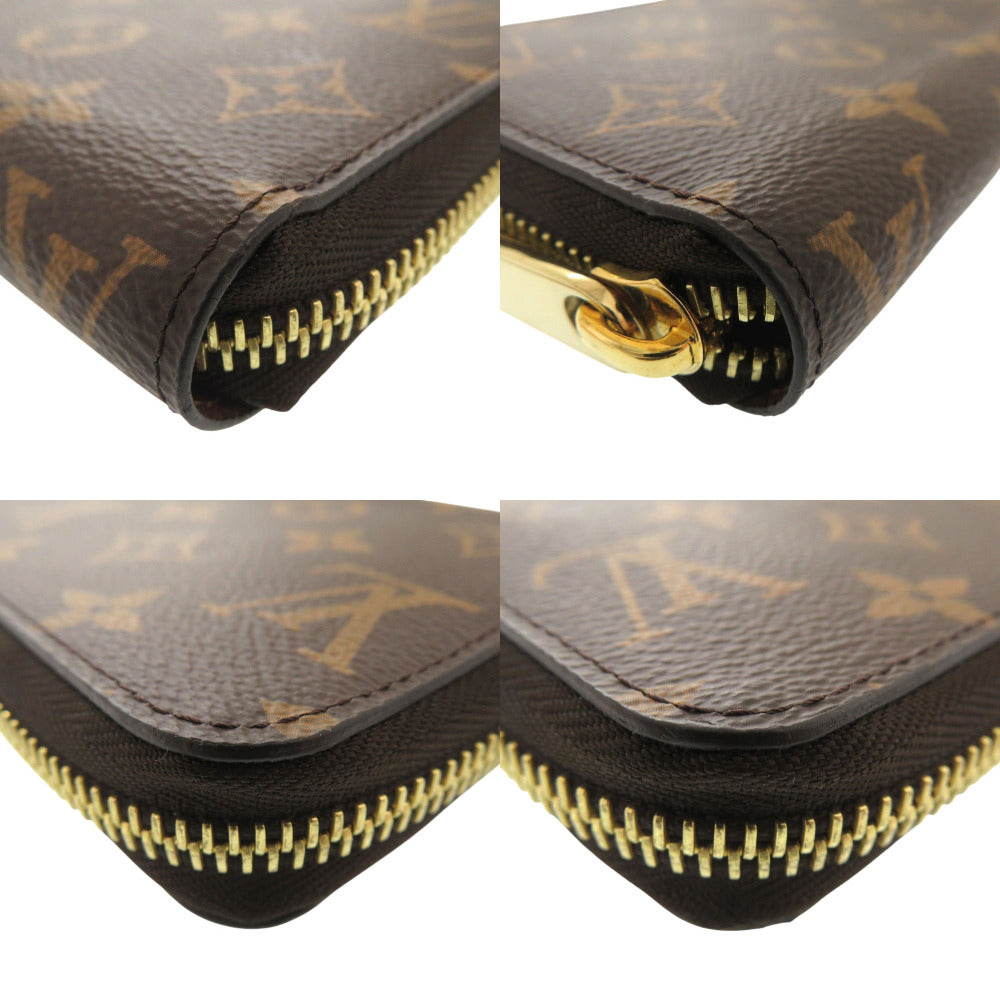LOUIS VUITTON Long Wallet Purse M42616 Monogram canvas Brown Zippy wallet