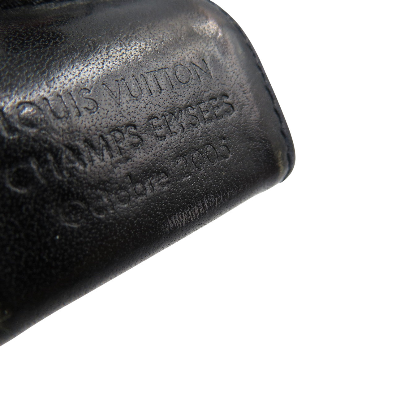 LOUIS VUITTON key ring M99207 Leather, Metal Noir Portocle Speedy
