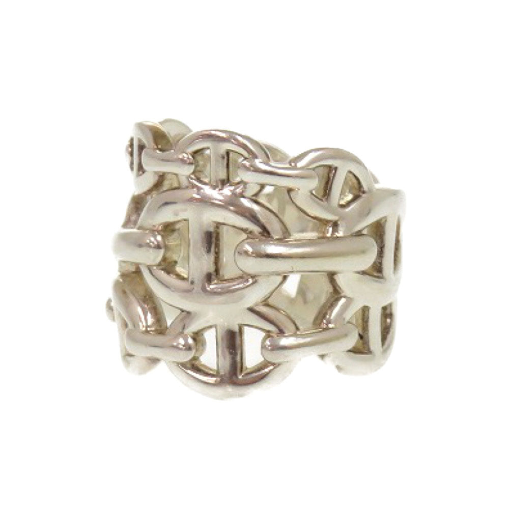 HERMES Ring H109506B Silver925 Silver Chene Dunkle Enchane GM Women 54