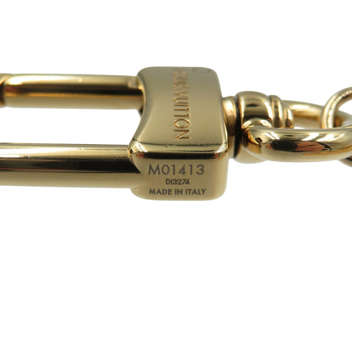 LOUIS VUITTON key ring M01413 metal gold Chain Fleur de Monogram unisex(Unisex)