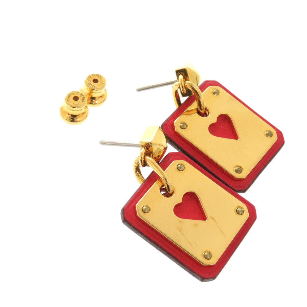 HERMES Pierce Vaux Swift, Metal gold Us Do Cool Women