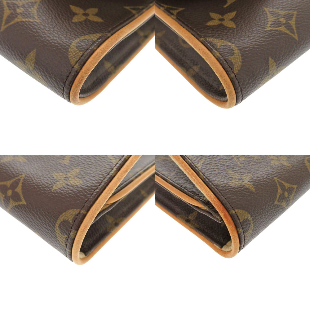 LOUIS VUITTON Shoulder Bag M51852 Monogram canvas Brown Monogram Pochette Twin GM Women