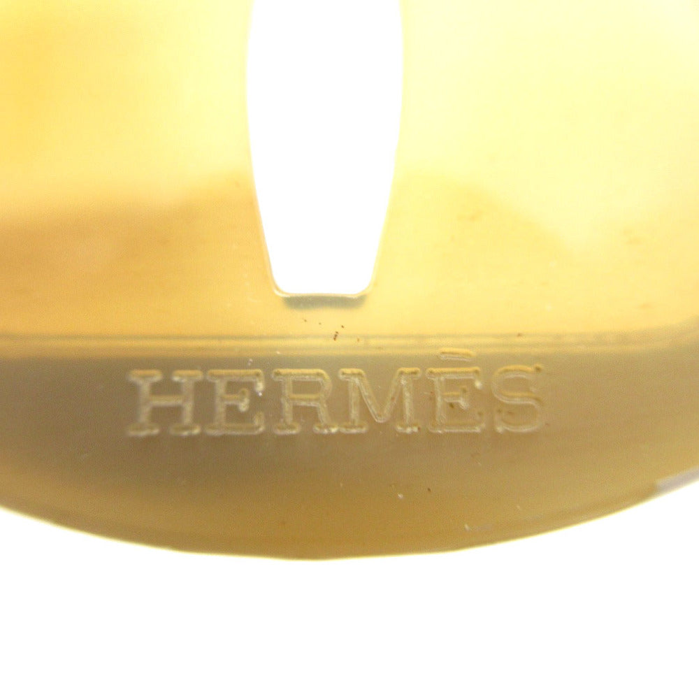 HERMES Necklace Buffalo horn white Buffalo horn Women