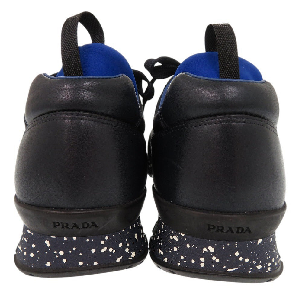 PRADA sneakers 4E3052 leather black PRADA Sports mens 6 1/2