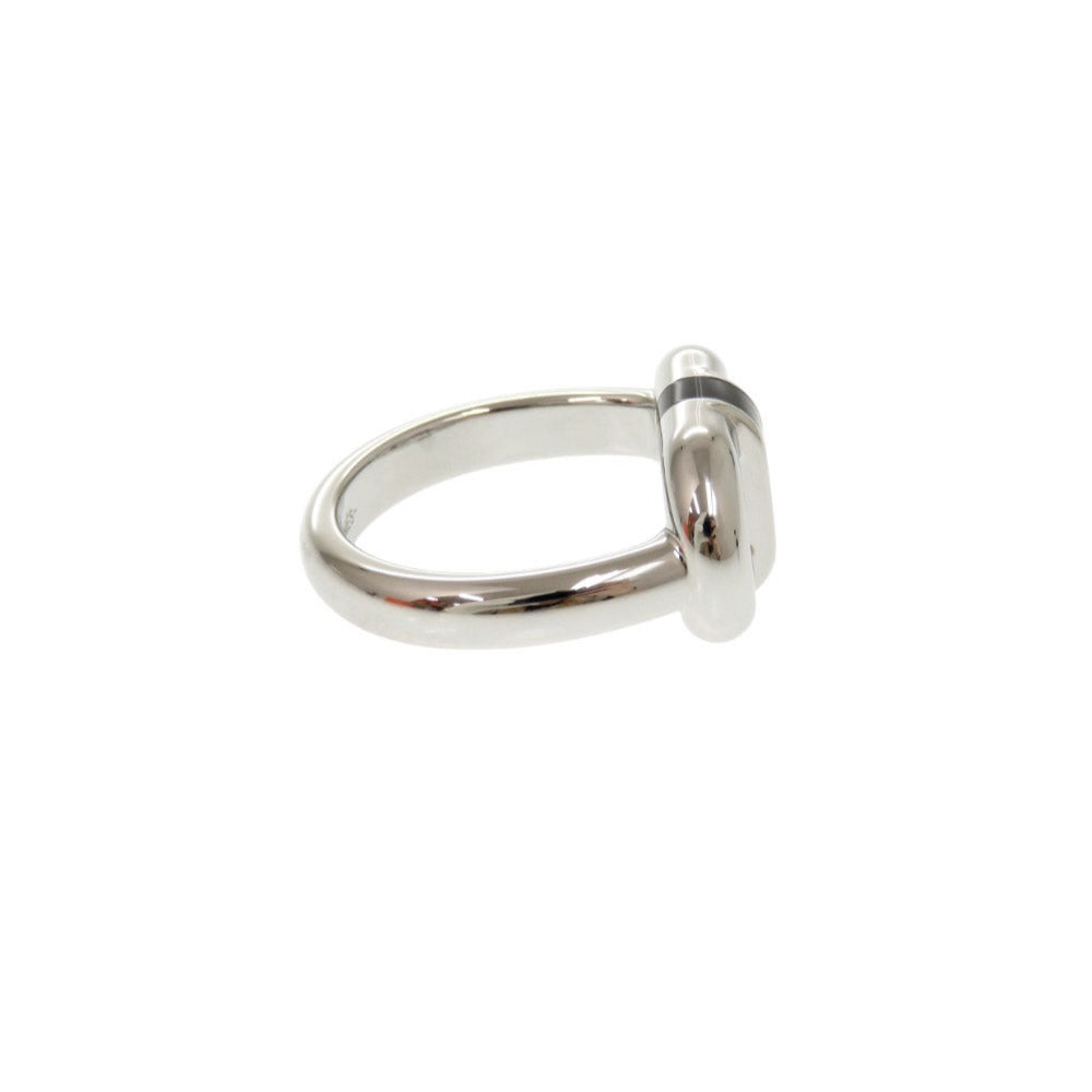 HERMES Ring metal Silver Mailon mens T60