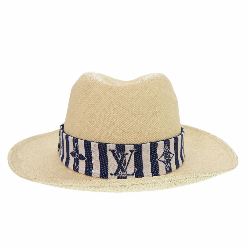 LOUIS VUITTON Other hats M7103L straw beige Chapeau Paille Graphic Hat