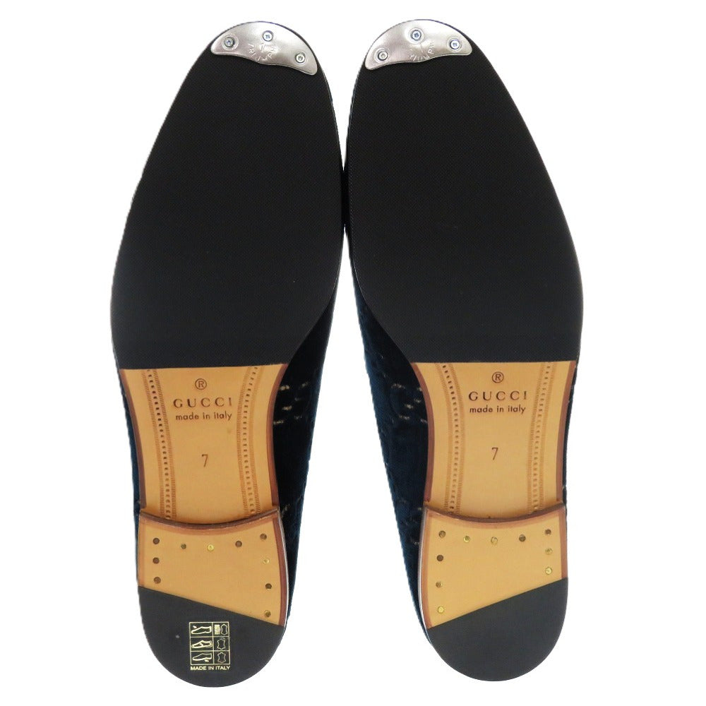 GUCCI Other shoes 430088 leather Navy Horsebit 7