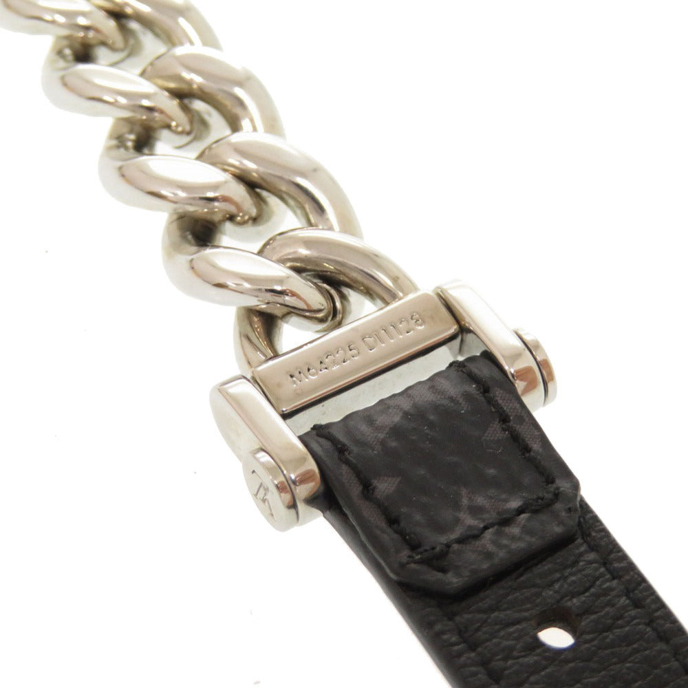 LOUIS VUITTON bracelet M64225 Monogram Eclipse black Monogram Eclipse Chain monogram bracelet