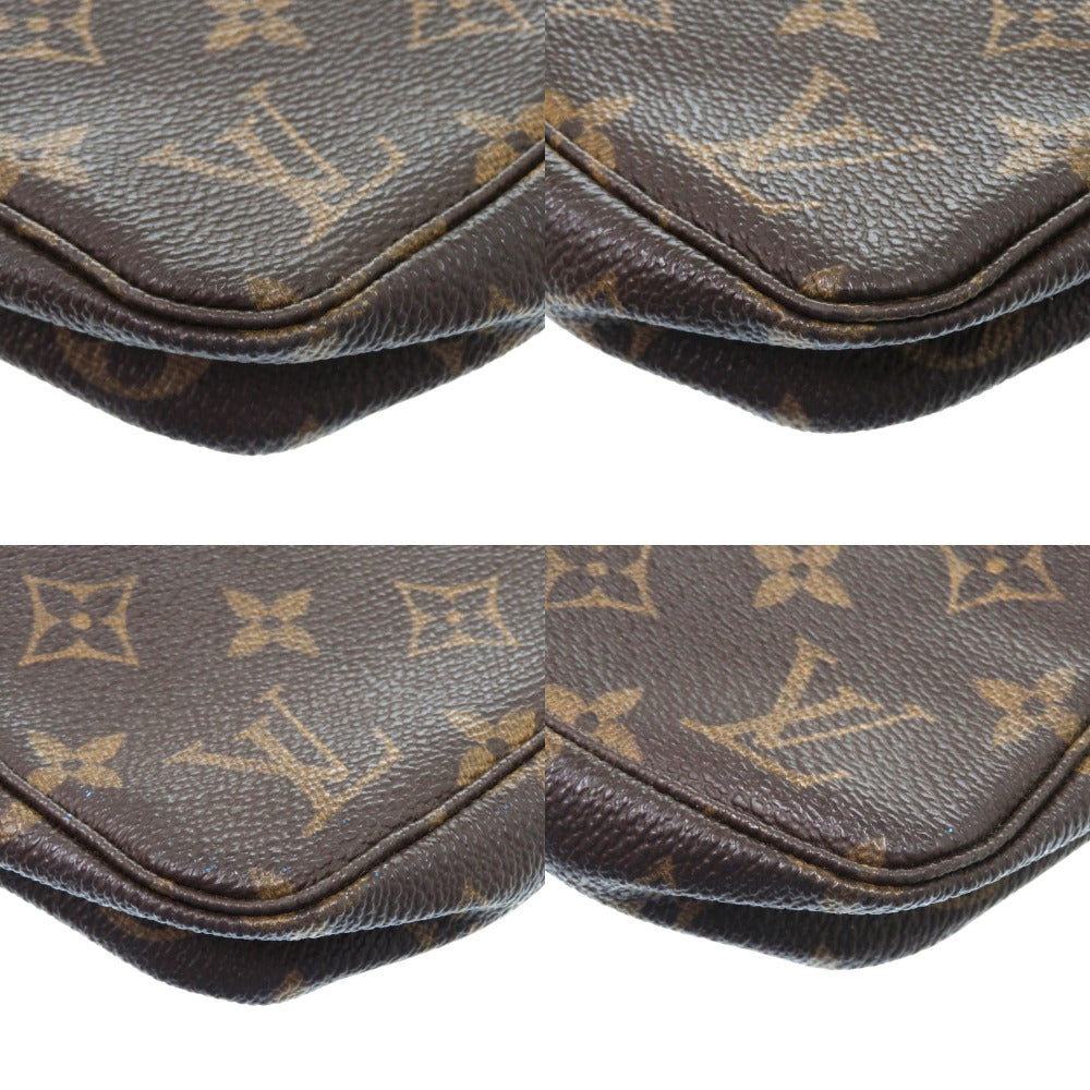 LOUIS VUITTON Pouch M51980 Monogram canvas Brown Monogram Pochette Accessoires