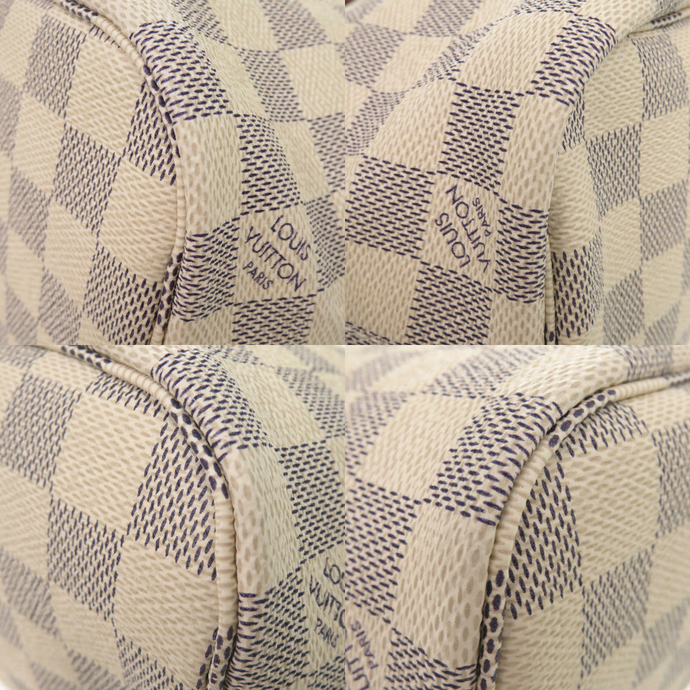LOUIS VUITTON Tote Bag N41362 Damier Azur Canvas white Damier Azur Never full PM