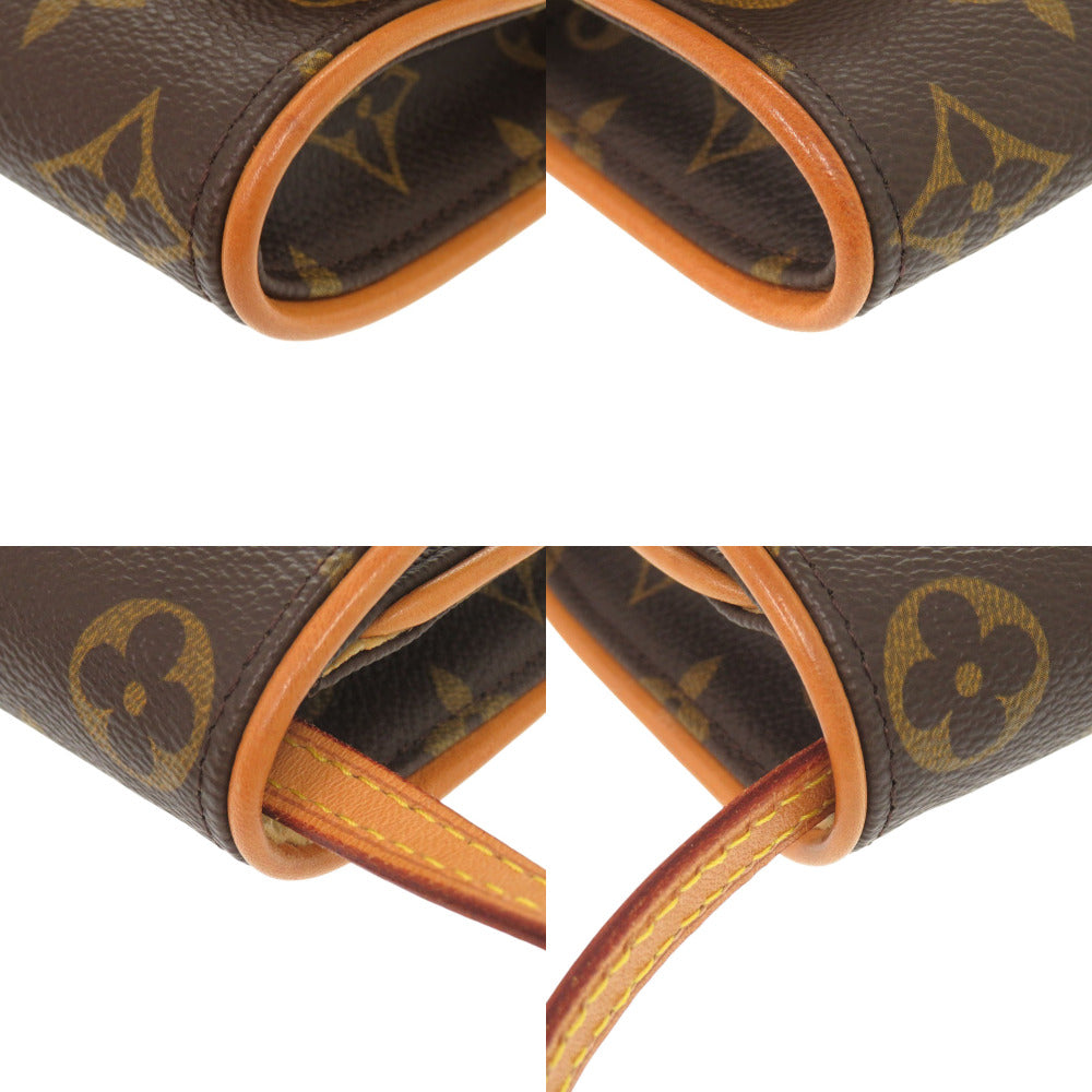LOUIS VUITTON Shoulder Bag M51854 Monogram canvas Brown Monogram Pochette Twin PM Women