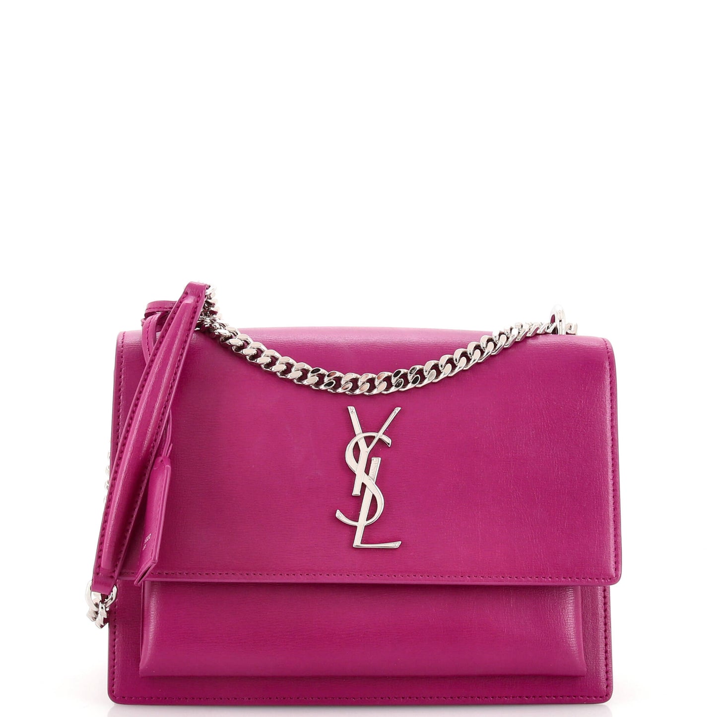 Luxury Saint Laurent Trending 2025 Sunset Crossbody Bag Leather Medium