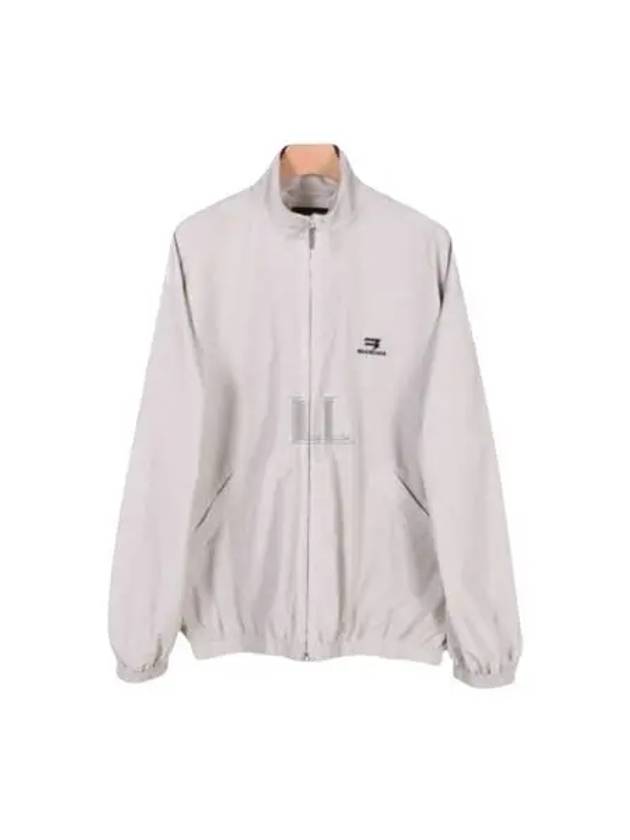 Luxury Balenciaga Trending 2025 Logo Technical Track Jacket Beige