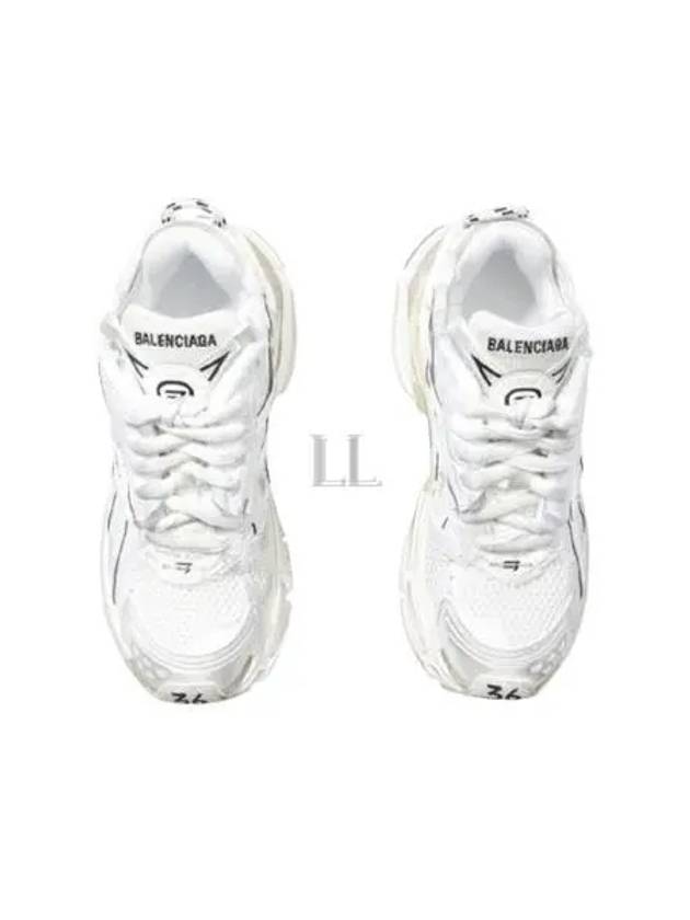 Luxury Balenciaga Trending 2025 Runner Low Top Sneakers White