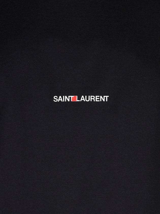 Luxury Saint Laurent Trending 2025 Rive Gauche Short Sleeve T-Shirt Black