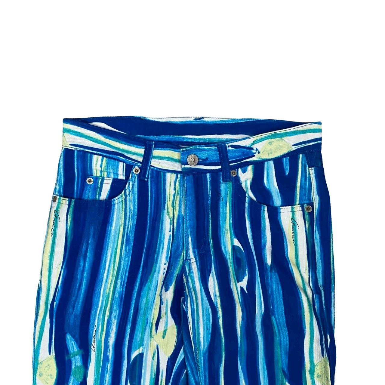 GUCCI Pants cotton blue 44