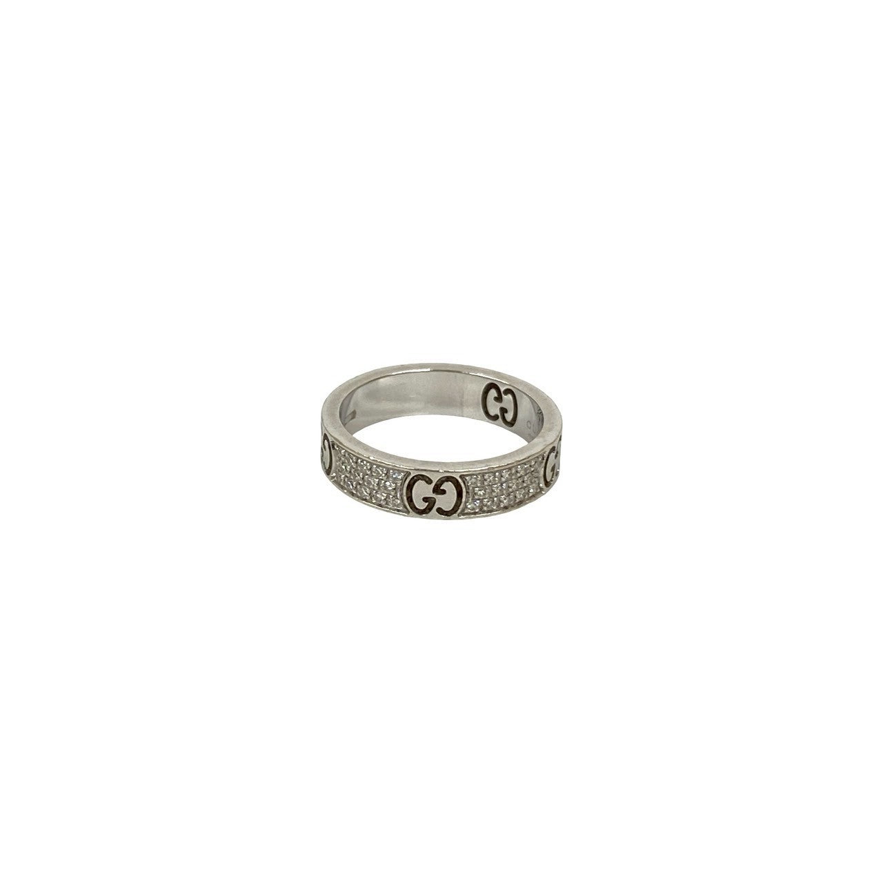 GUCCI Ring K18 white gold Silver Icon Stardust Ring