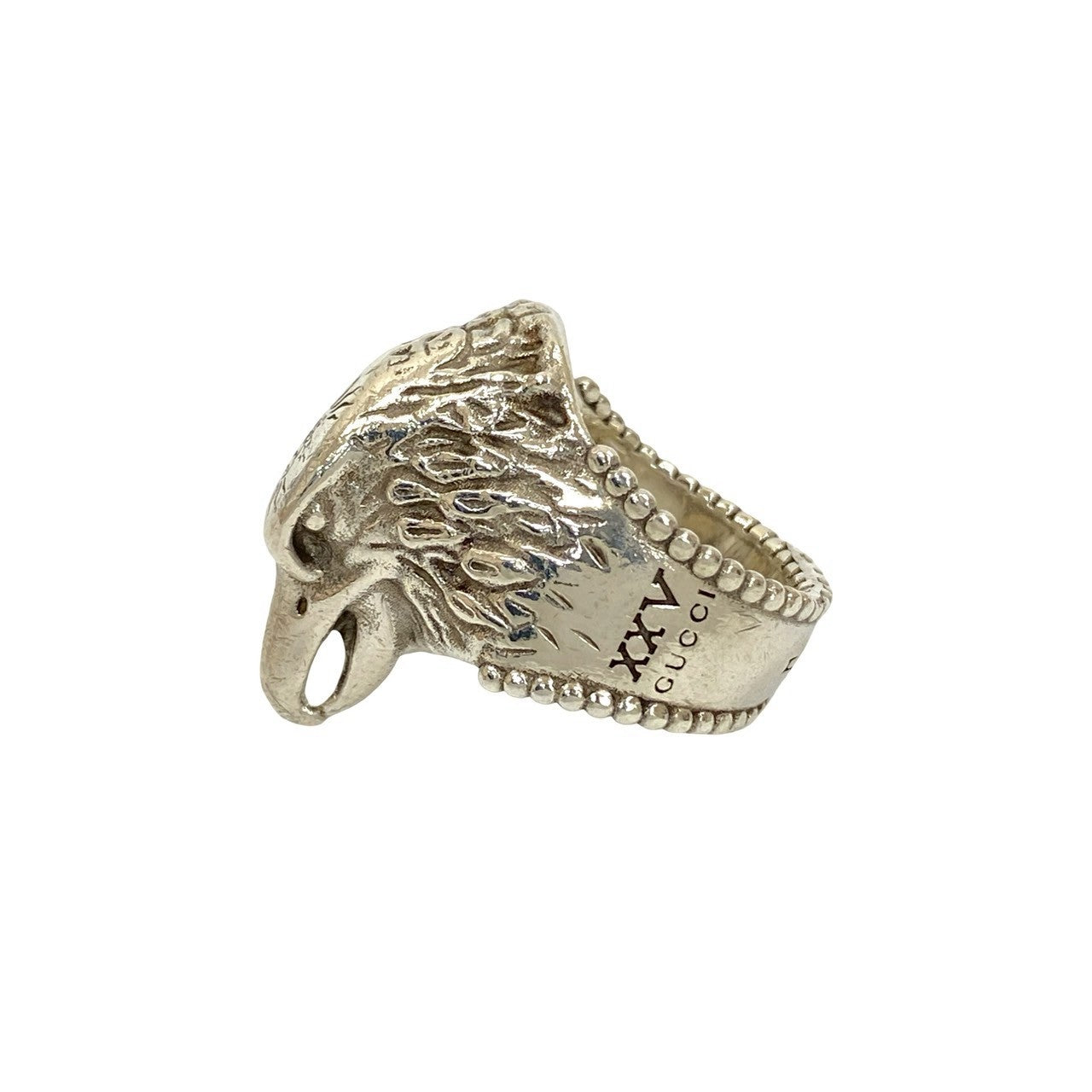 GUCCI Ring Silver925 Silver Anger Forest Eagle Head