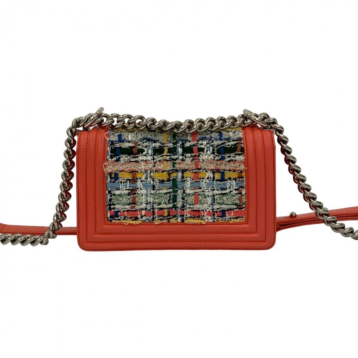 CHANEL Shoulder Bag leather pink Boy chanel