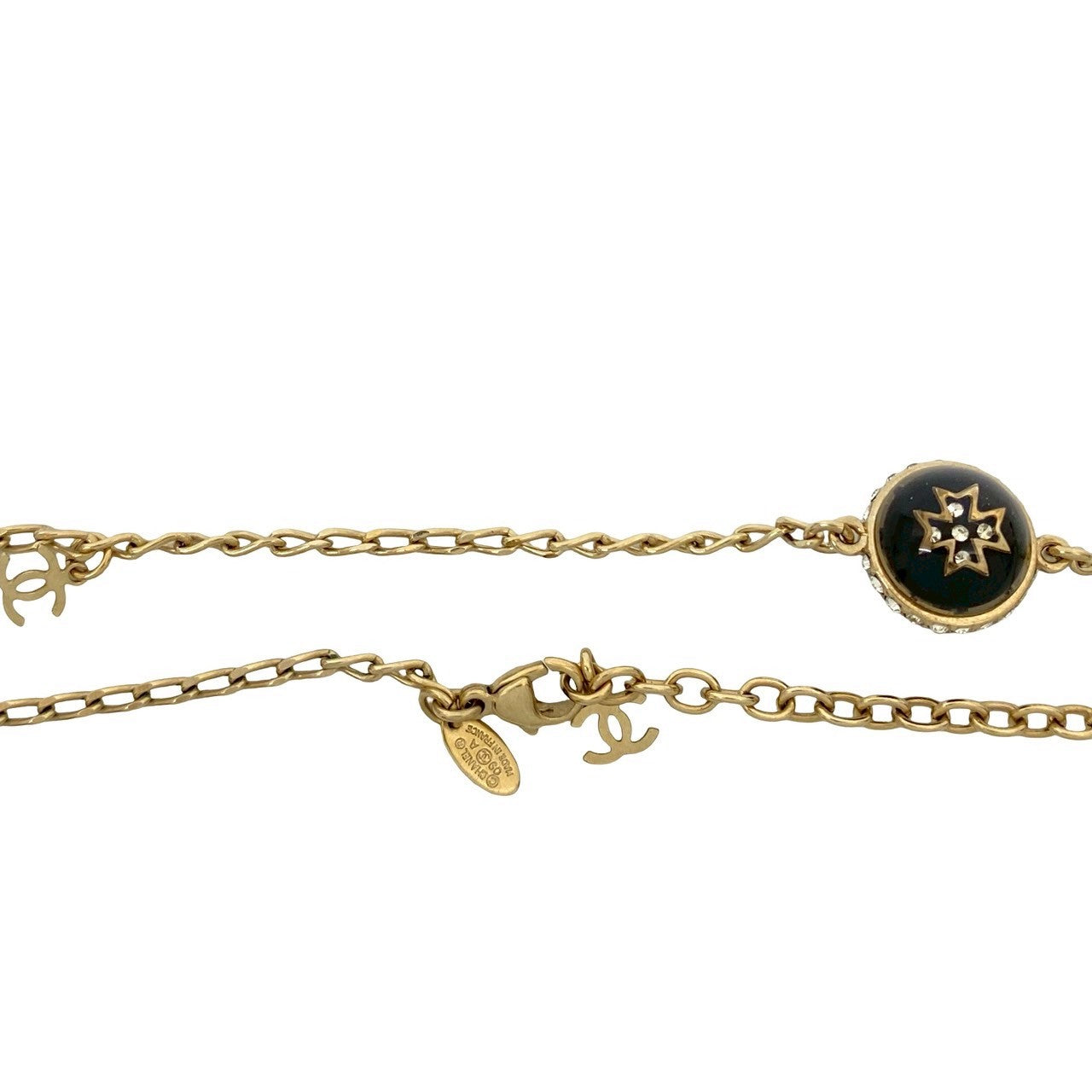 CHANEL Necklace Gold Plated gold